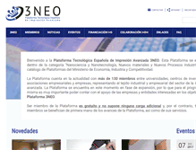 Tablet Screenshot of 3neo.org